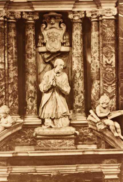 Tumidei, Stefano/ Anderson — Fr. Cavallini. Sepolcro famiglia Bolognetti. Roma Chiesa Gesù Maria — particolare